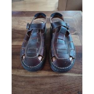 Pacific Crest Men's "Fisherman" Leather Sandals Size 11